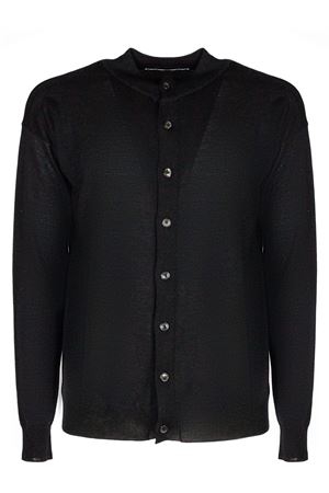 Black virgin wool cardigan MAURO GRIFONI | GV110003120003